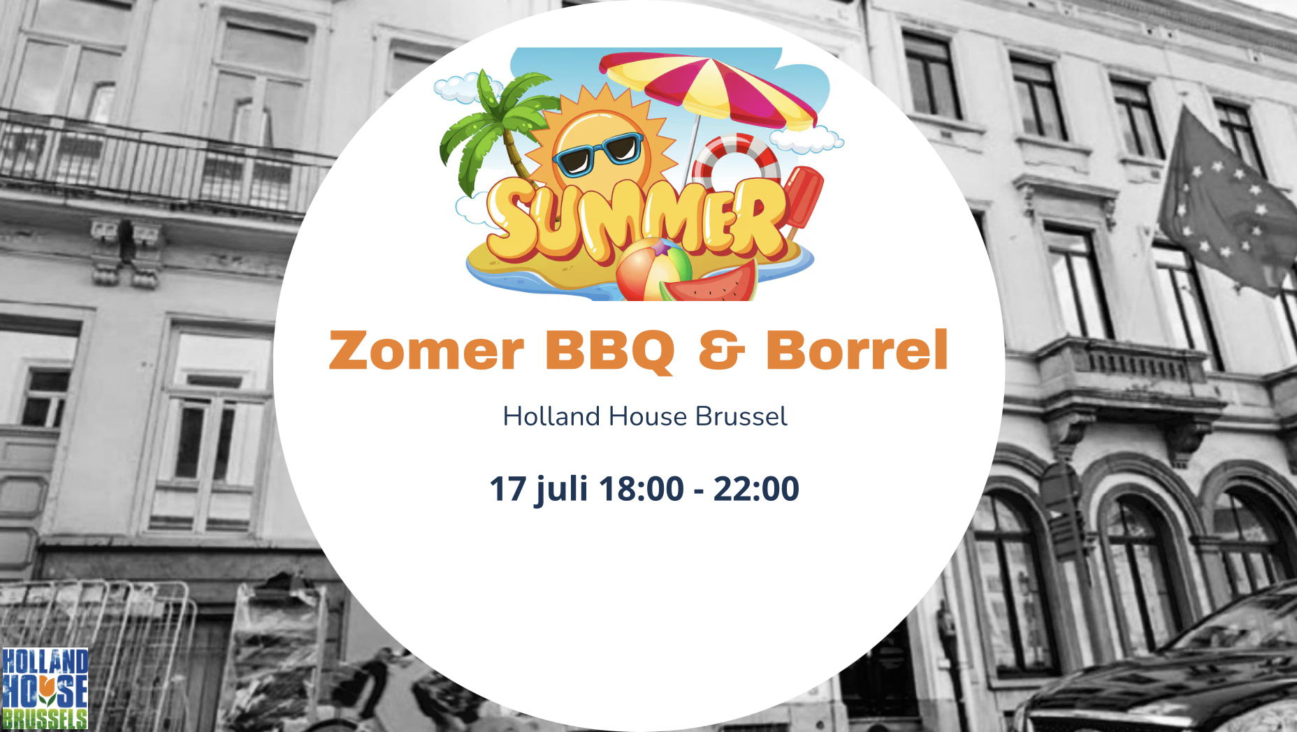Holland House Brussels zomer BBQ & Borrel